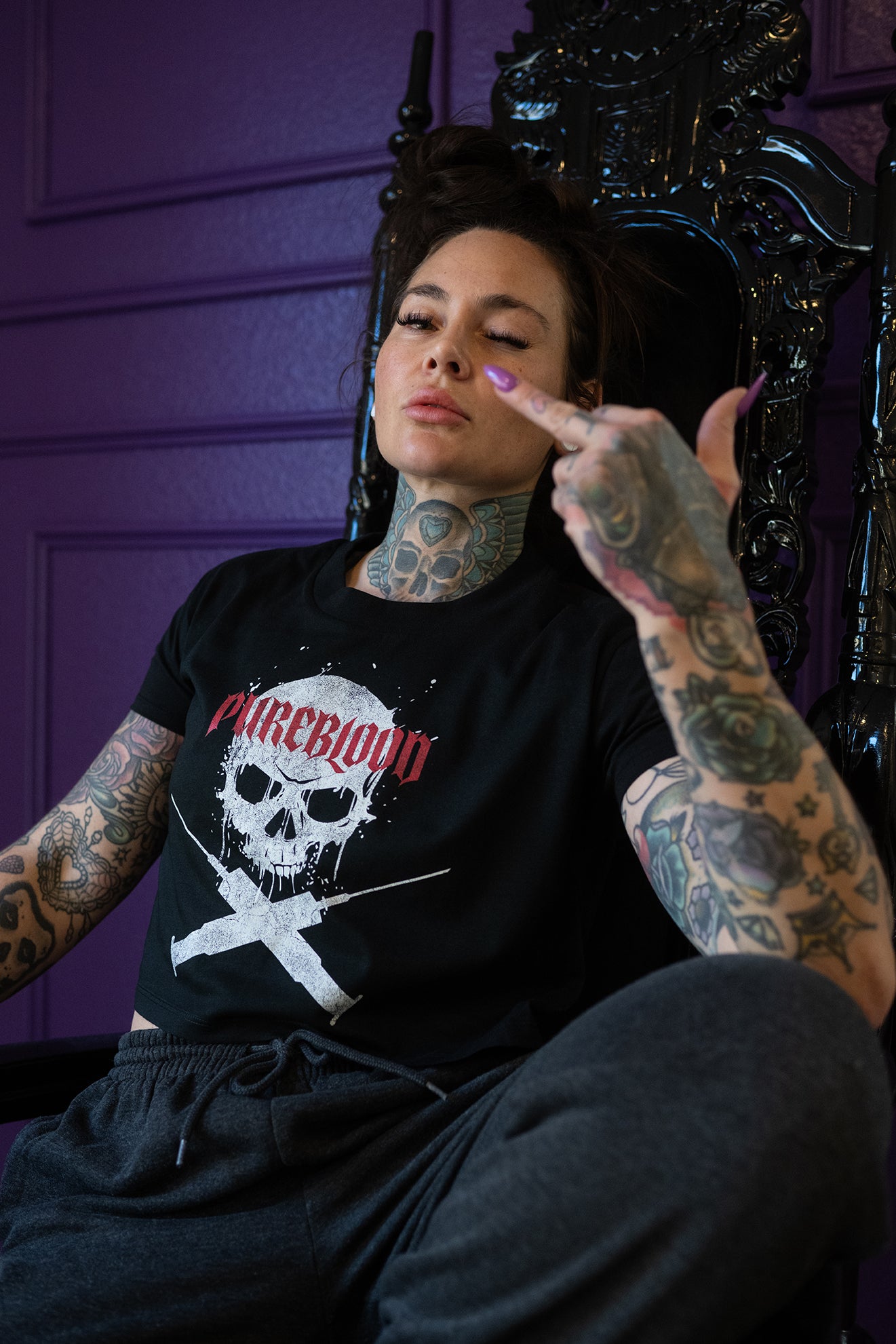 "Jekyll & Hyde" Crop Tee