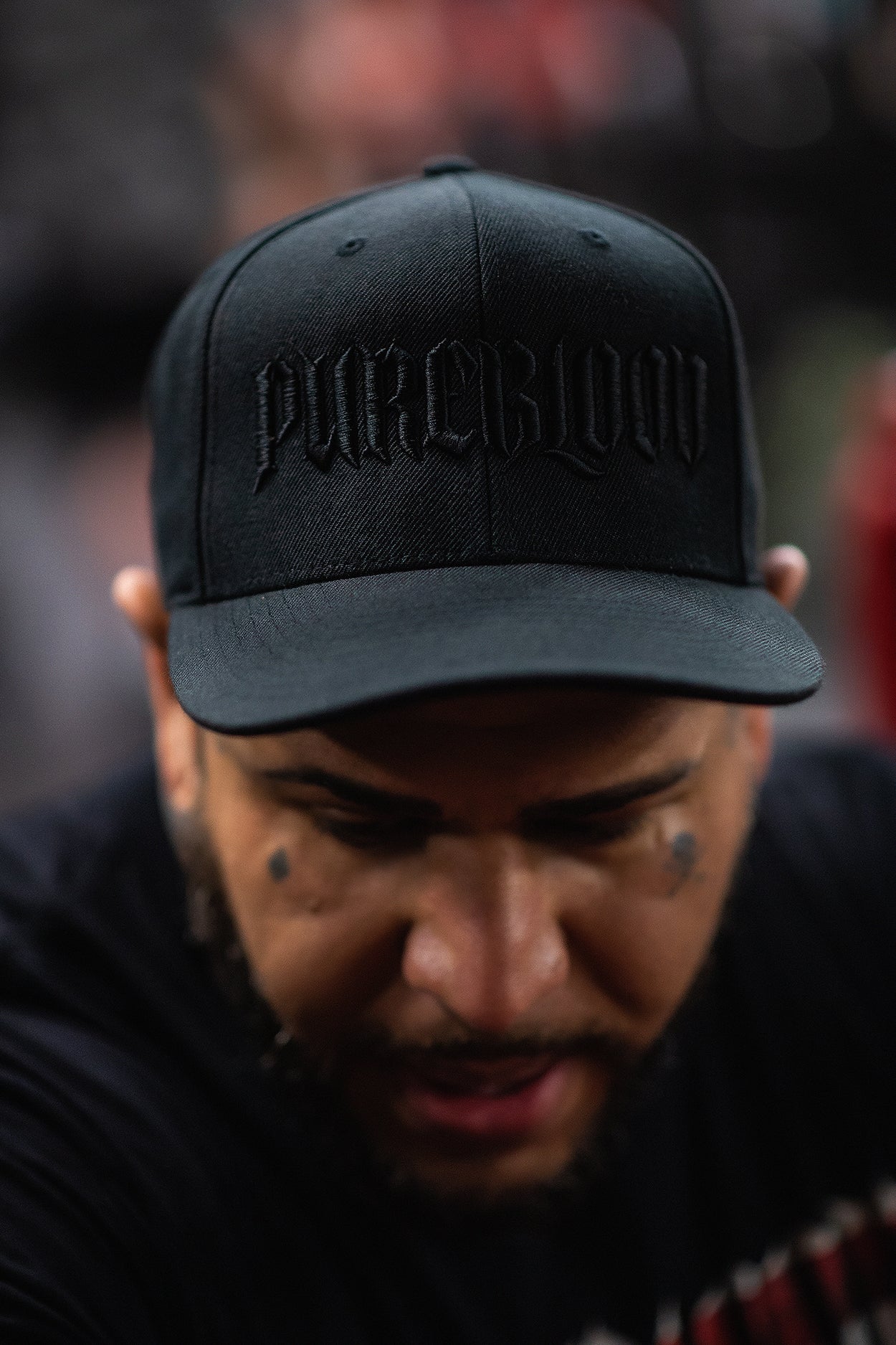 "Ghost" Hat Black on Black