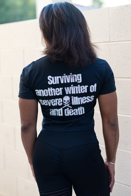 "Surviving Winter" Crop Tee