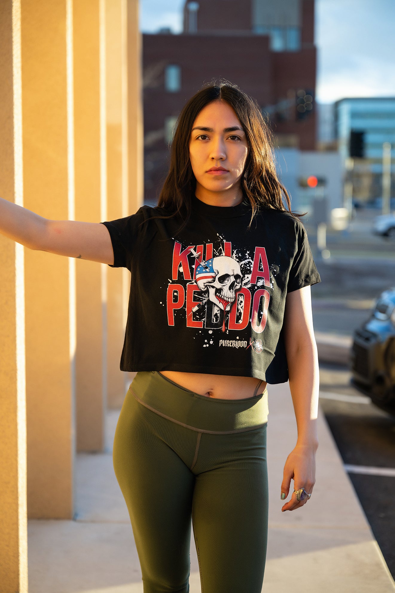 "Kill a Pedo" Crop Tee