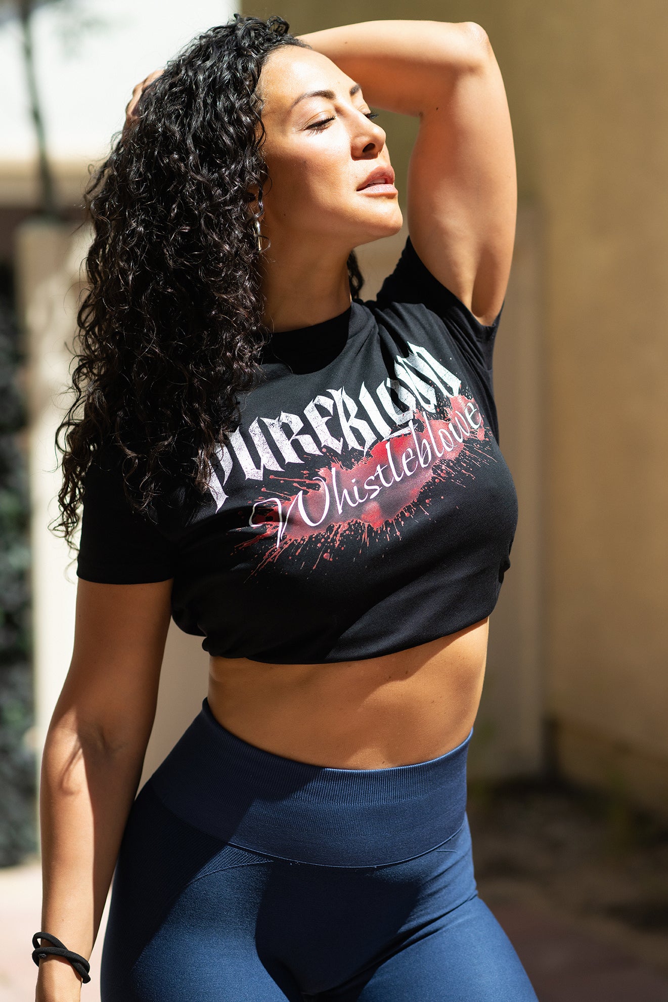 "Whistleblower 1" Crop Tee