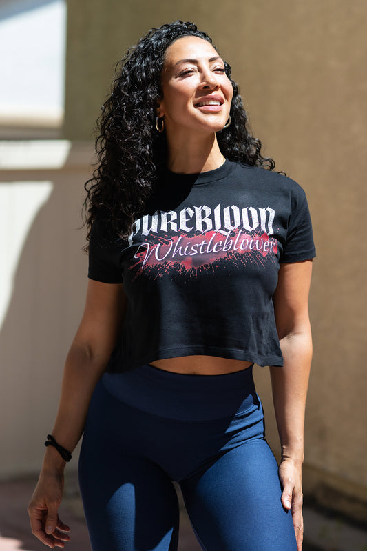 "Whistleblower 1" Crop Tee