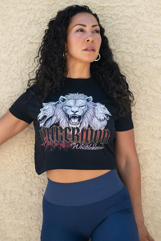 "Whistleblower 2" Crop Tee