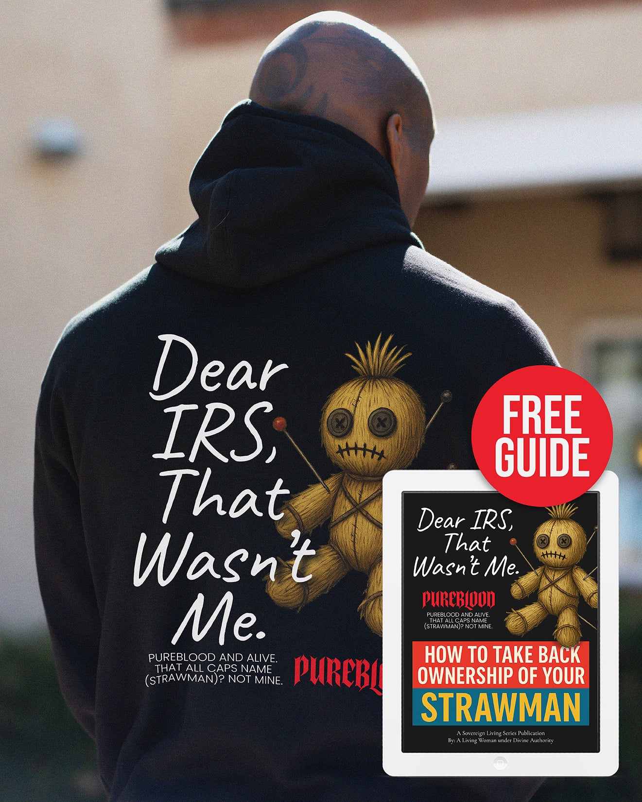 "Dear IRS" Hoodie + FREE Strawman Guide