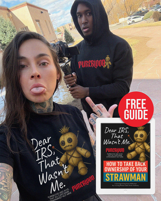 "Dear IRS" Crop Tee + FREE Strawman Guide