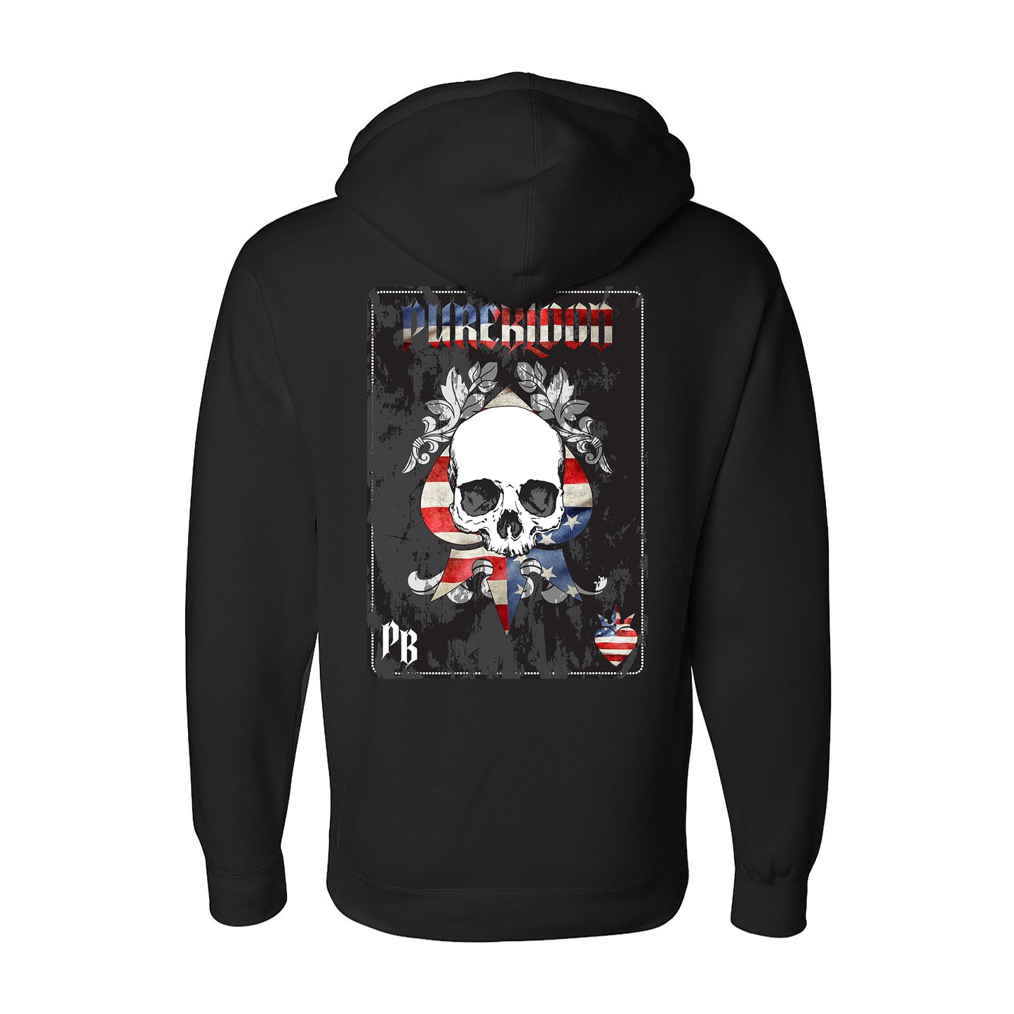 "Ace of Skulls Patriot" Hoodie