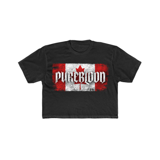 “Canada Flag" Crop Tee