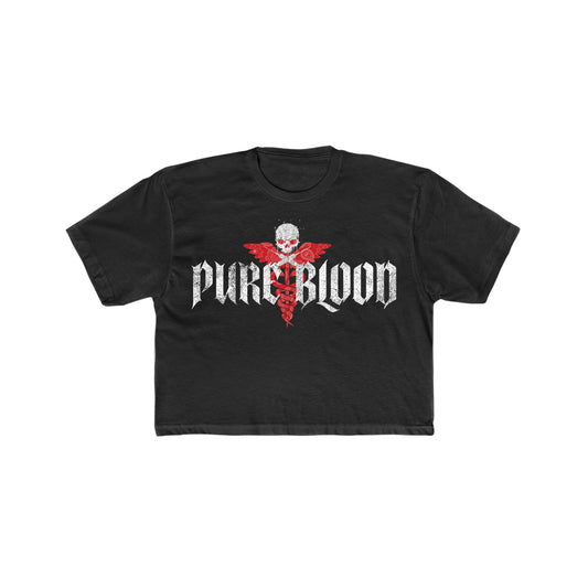 "Red Cross" Crop Tee