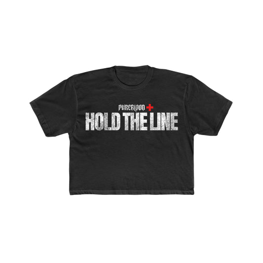 "Red Cross - Hold the Line" Crop Tee