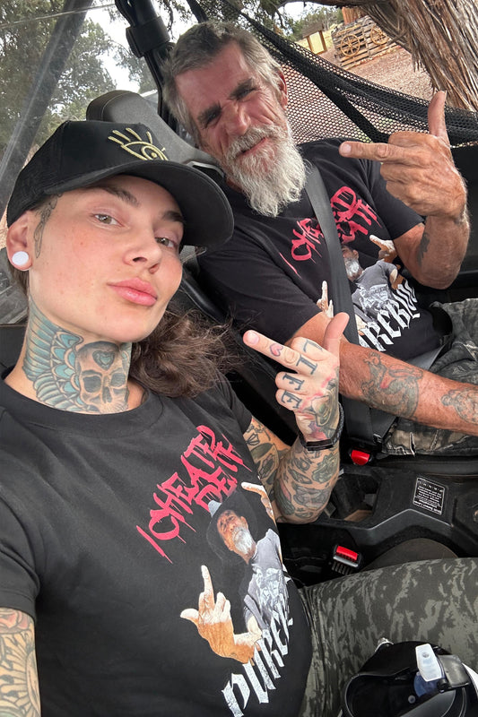 "Cheated Death" Crop Tee