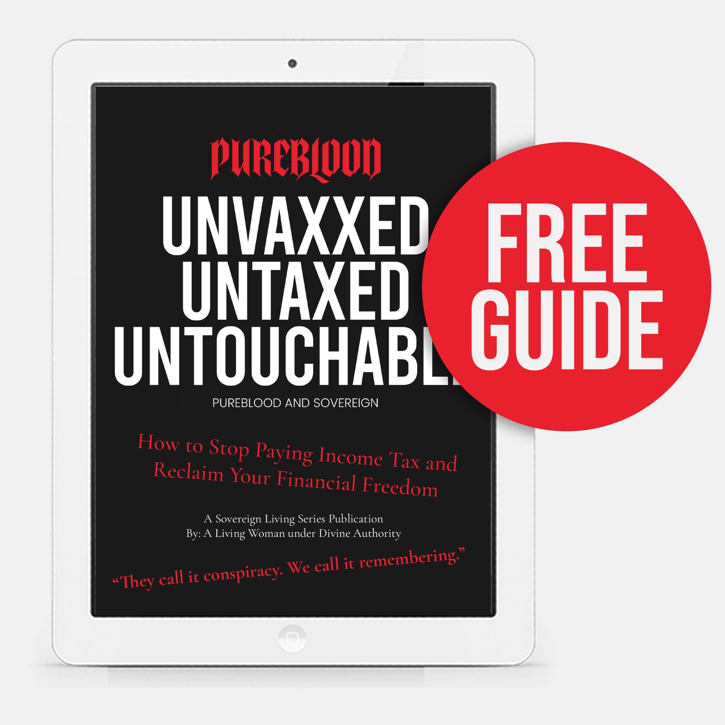 "Untaxed" Hoodie + FREE Tax Exit Guide