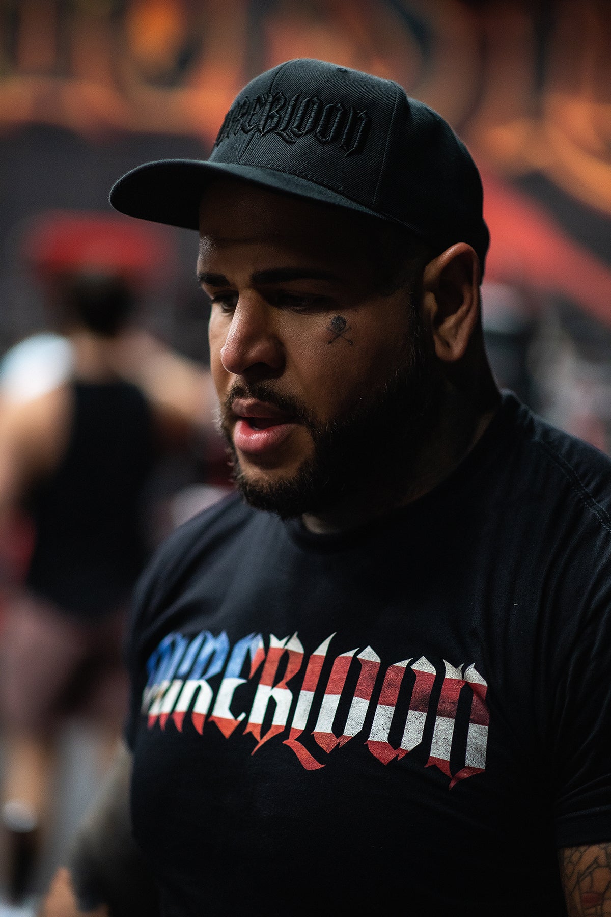 "Ghost" Hat Black on Black